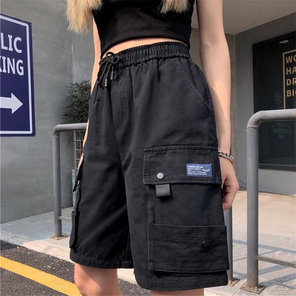 women's shorts women high waist summer leisure streetwear couple clothing soft short thin daily all-match student ladies unisex, White;black
women's shorts women high waist summer leisure streetwear couple clothing soft short thin daily all-match student ladies unisex, White;black