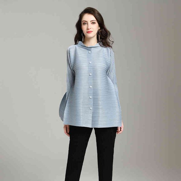pleated jacket autumn new fashion solid women shirts loose full o neck women and blouse 210421, White
pleated jacket autumn new fashion solid women shirts loose full o neck women and blouse 210421, White