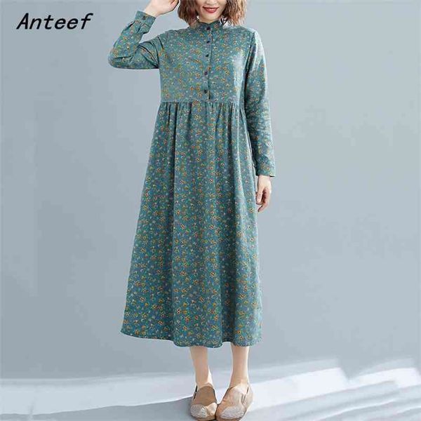 long sleeve plus size cotton linen vintage floral for women casual loose autumn dress elegant clothes ladies dresses 210517, Black;gray
long sleeve plus size cotton linen vintage floral for women casual loose autumn dress elegant clothes ladies dresses 210517, Black;gray