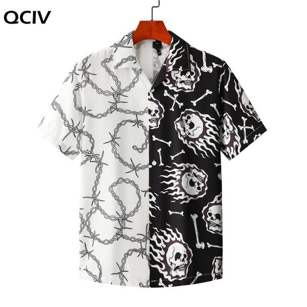 skull printed shirts summer short sleeve patchwork beach hawaiian casual streetwear hip hop fashion aloha harajuku men's, White;black
skull printed shirts summer short sleeve patchwork beach hawaiian casual streetwear hip hop fashion aloha harajuku men's, White;black