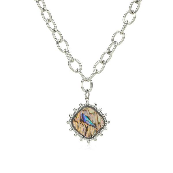 pendant necklaces trendy abalone shell necklace for women 316l stainless steel chain choker statement 2021 jewelry bijoux femme, Silver
pendant necklaces trendy abalone shell necklace for women 316l stainless steel chain choker statement 2021 jewelry bijoux femme, Silver