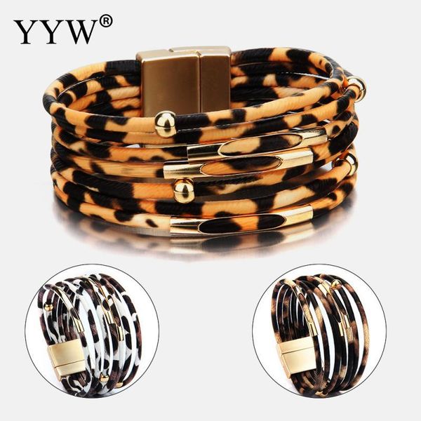 link, chain leopard leather bracelets for women 2021 fashion & bangles elegant multilayer wide wrap bracelet jewelry, Black
link, chain leopard leather bracelets for women 2021 fashion & bangles elegant multilayer wide wrap bracelet jewelry, Black