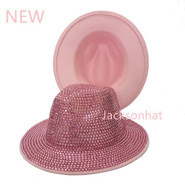 berets pink rhinestone fedora hat women's handmade bright jazz fall/winter wide brim panama men's warm, Blue;gray
berets pink rhinestone fedora hat women's handmade bright jazz fall/winter wide brim panama men's warm, Blue;gray