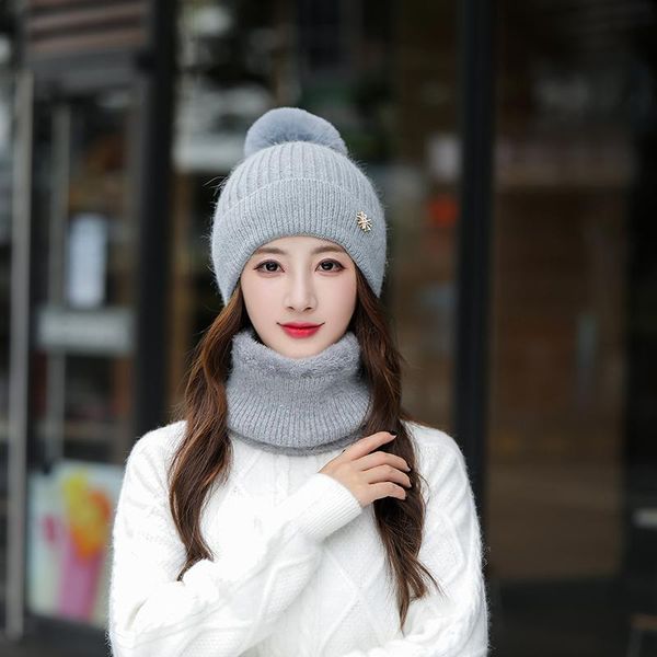 beanie/skull caps 2021 sun sign winter pompom hat and scarf set for women girls plus velvet warm female casual thick knitted hats, Blue;gray
beanie/skull caps 2021 sun sign winter pompom hat and scarf set for women girls plus velvet warm female casual thick knitted hats, Blue;gray