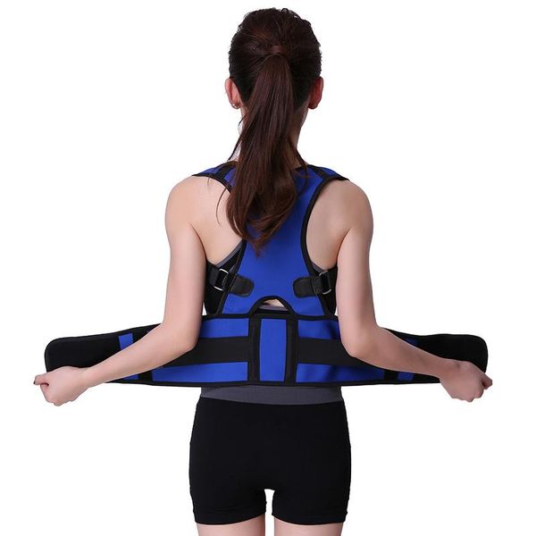men back support belt orthopedic posture corset brace straightener round shoulder men's corrector, Black;blue
men back support belt orthopedic posture corset brace straightener round shoulder men's corrector, Black;blue