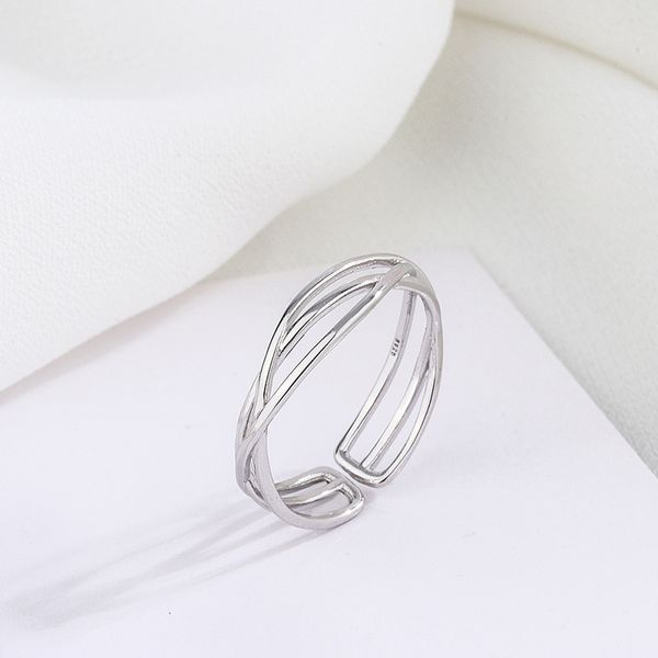 sier sea s925 sier hollow geometric diamond ring, exquisite and versatile, personalized opening adjustable index finger ring, Silver
sier sea s925 sier hollow geometric diamond ring, exquisite and versatile, personalized opening adjustable index finger ring, Silver
