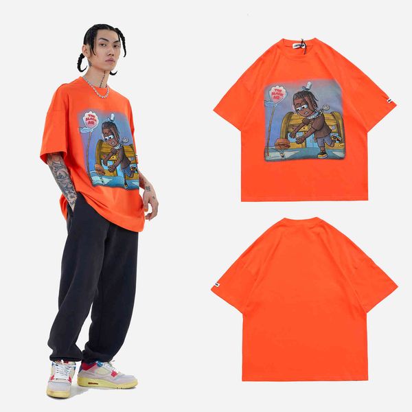 men's t-shirts western style funny cartoon print short sleeve t-shirt hip hop oversized trendy tees tshirt lover summer couple dress lp, White;black
men's t-shirts western style funny cartoon print short sleeve t-shirt hip hop oversized trendy tees tshirt lover summer couple dress lp, White;black