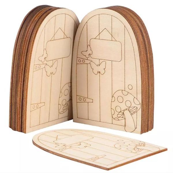decorative objects & figurines mini cut wooden fairy elf doors unpainted 10cm tall diy door craft garden decor dollhouse accessories gift
decorative objects & figurines mini cut wooden fairy elf doors unpainted 10cm tall diy door craft garden decor dollhouse accessories gift
