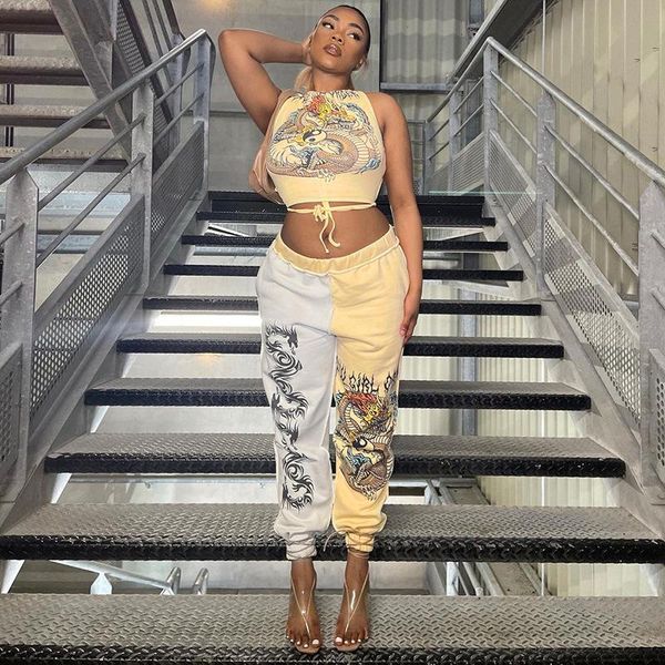 women's pants & capris women 2021 patchwork casual streetwear fashion dragon printed graphic sweatpants high waisted trousers, Black;white
women's pants & capris women 2021 patchwork casual streetwear fashion dragon printed graphic sweatpants high waisted trousers, Black;white