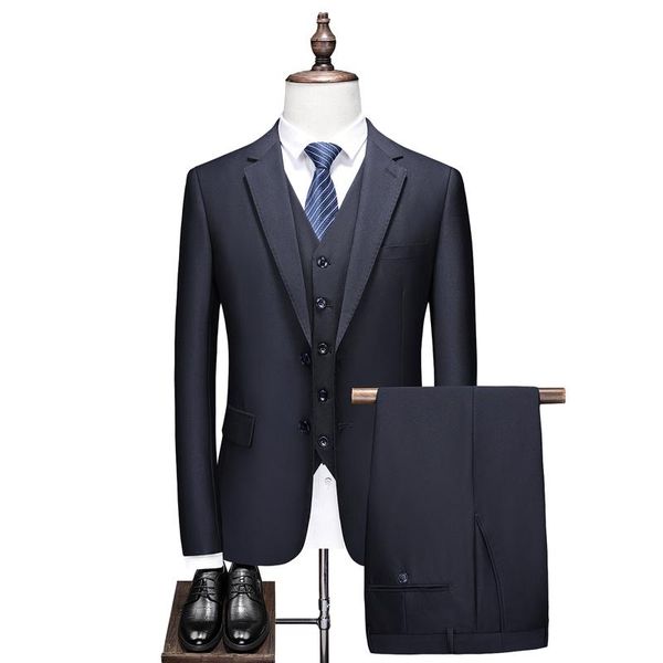 men's suits & blazers 5 color suit set solid 3 piece dress red business casual fashion city jacket vest pants, White;black
men's suits & blazers 5 color suit set solid 3 piece dress red business casual fashion city jacket vest pants, White;black