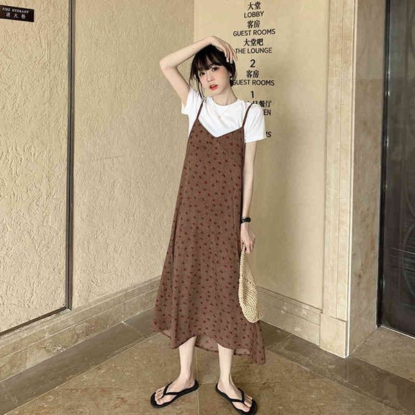 maxi loose sleeveless floral v-neck sling dress summer women dresses 2021, Black;gray
maxi loose sleeveless floral v-neck sling dress summer women dresses 2021, Black;gray