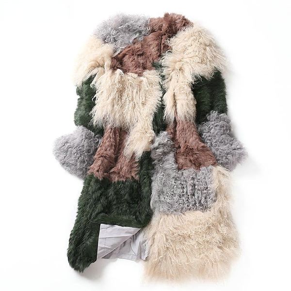 autumn and winter rabbit hair wool knit fur female short paragraph long paragraph round collar colorful color coat, Black
autumn and winter rabbit hair wool knit fur female short paragraph long paragraph round collar colorful color coat, Black