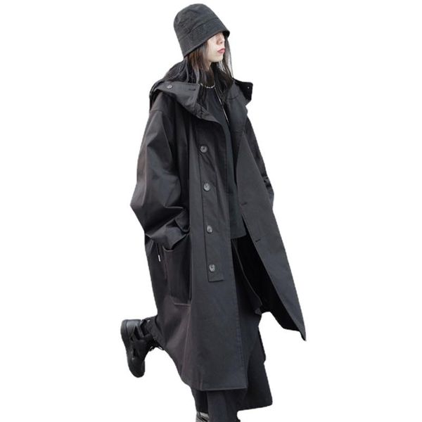 women's trench coats women black irregular big size coat lapel long sleeve loose fit windbreaker fashion tide spring autumn 2021, Tan;black
women's trench coats women black irregular big size coat lapel long sleeve loose fit windbreaker fashion tide spring autumn 2021, Tan;black