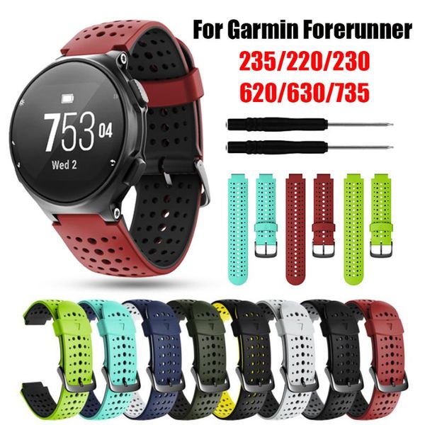 watch bands silicone wrist strap band for garmin forerunner 220 230 235 bracelet replacement 620/630/735xt, Black;brown
watch bands silicone wrist strap band for garmin forerunner 220 230 235 bracelet replacement 620/630/735xt, Black;brown
