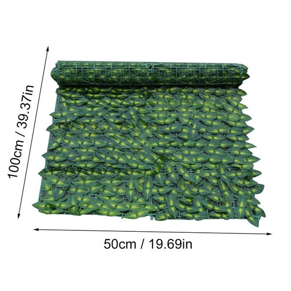 decorative flowers & wreaths 0.5Ã1m artificial leaf privacy fence roll wall beautification screen outdoor garden backyard balcony
decorative flowers & wreaths 0.5Ã1m artificial leaf privacy fence roll wall beautification screen outdoor garden backyard balcony