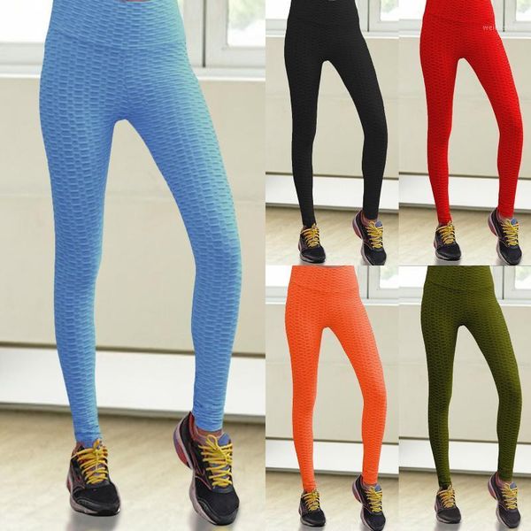 women yoga pants jacquard bubble high waist hip tights fashion sports leggings abdomen outfit
women yoga pants jacquard bubble high waist hip tights fashion sports leggings abdomen outfit