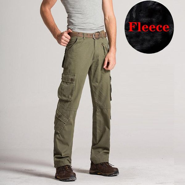 large size men military tactical cargo fit pants fleece warm cotton multi-pocket straight work trousers male army combat joggers men's, Black
large size men military tactical cargo fit pants fleece warm cotton multi-pocket straight work trousers male army combat joggers men's, Black