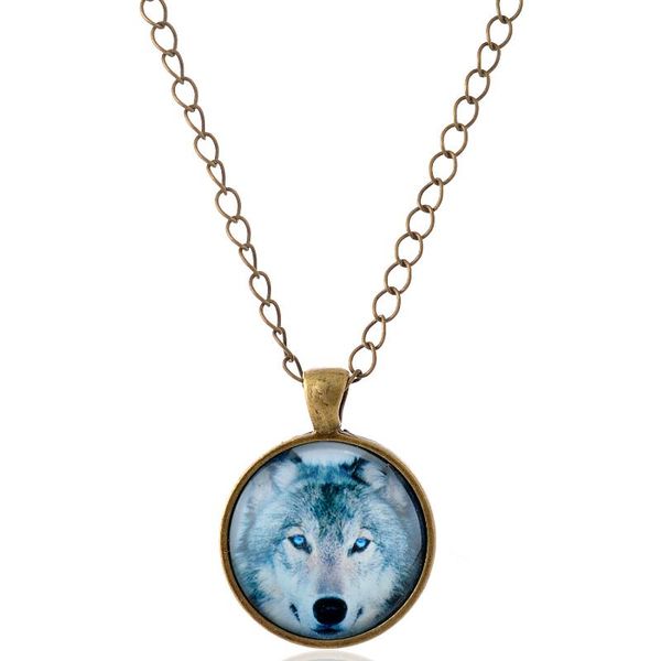 pendant necklaces lureme time gem series simple style wolf disc charm necklace for women and girl (01003523), Silver
pendant necklaces lureme time gem series simple style wolf disc charm necklace for women and girl (01003523), Silver