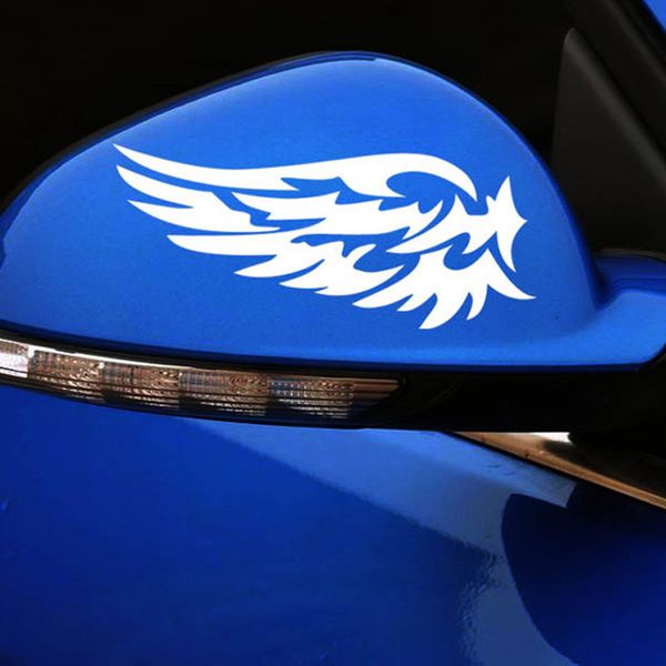 guardian angel wings lovely reflective car stickers fashion car rearview mirror for strip subsection
guardian angel wings lovely reflective car stickers fashion car rearview mirror for strip subsection