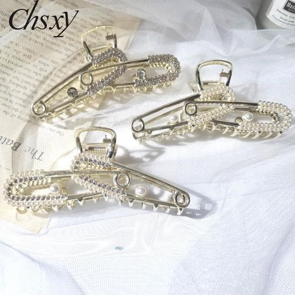 hair clips & barrettes korean fashion metal clip simple elegant pearl rhinestone claw cute makeup pin crab women tiara accessories, Golden;silver
hair clips & barrettes korean fashion metal clip simple elegant pearl rhinestone claw cute makeup pin crab women tiara accessories, Golden;silver