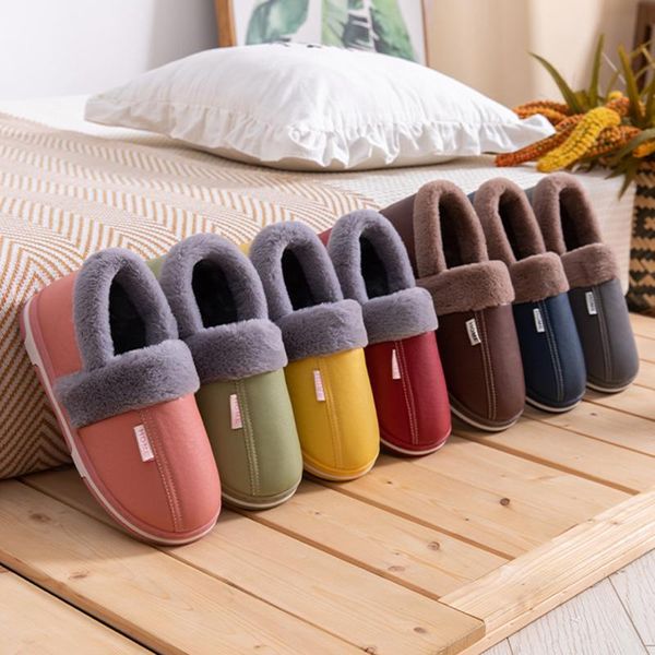 shoes woman fur sides leather home slippers women men plush warm indoor shoe zapatos de mujer, Black
shoes woman fur sides leather home slippers women men plush warm indoor shoe zapatos de mujer, Black