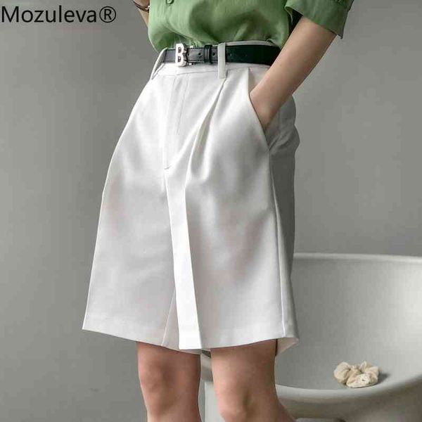 spring summer straight solid shorts for women casual chic high waist loose belted sashes female suits 210427, White;black
spring summer straight solid shorts for women casual chic high waist loose belted sashes female suits 210427, White;black