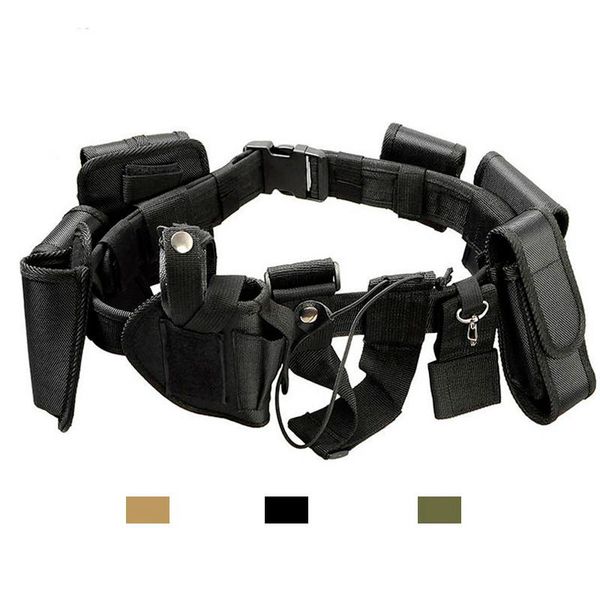 tactical duty belt security belts military training guard utility kit with pouch set waist support, Black;gray
tactical duty belt security belts military training guard utility kit with pouch set waist support, Black;gray