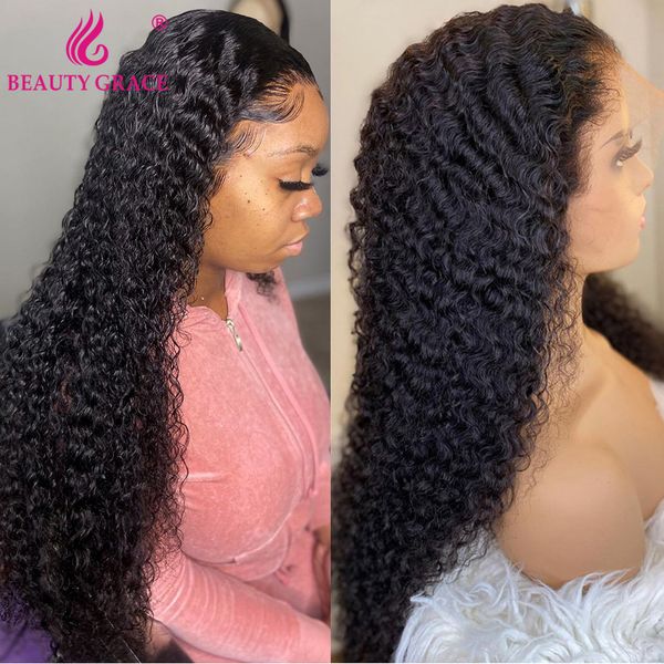 glue-26 inch deep curly women's closed lace wig african style quirky curly human hair wig wet wavy, Black
glue-26 inch deep curly women's closed lace wig african style quirky curly human hair wig wet wavy, Black