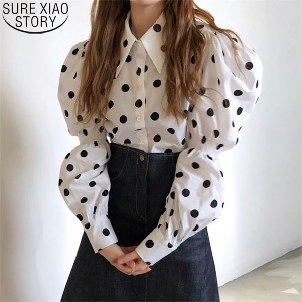 ghost horse style women dot shirt vintage long sleeve shirts turn-down collar ladies puff blusas clothes 13806 210506, White
ghost horse style women dot shirt vintage long sleeve shirts turn-down collar ladies puff blusas clothes 13806 210506, White