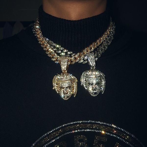 rapper xxxtentacion necklace hip hop iced out crystal pendant fashion miami cuban chain choker charm jewelry gifts necklaces, Silver
rapper xxxtentacion necklace hip hop iced out crystal pendant fashion miami cuban chain choker charm jewelry gifts necklaces, Silver
