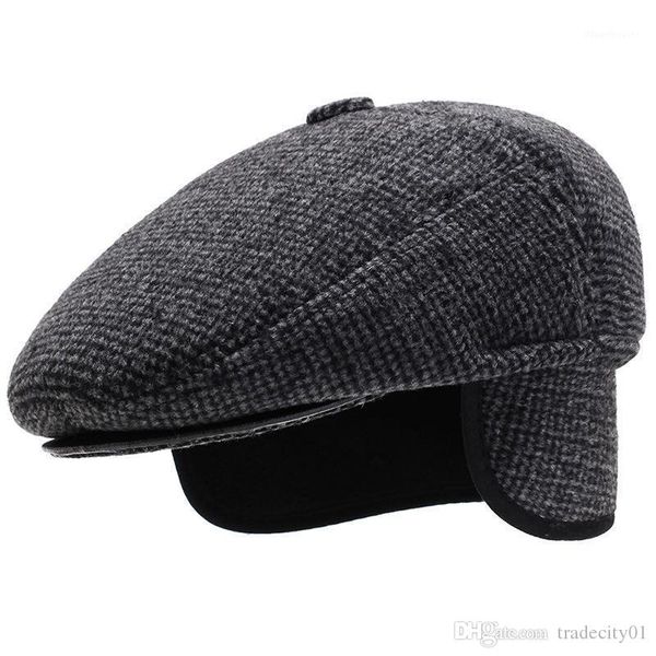 winter caps for men wool beret hat british retro men thicken flat cap dad hat boina1, Blue;gray
winter caps for men wool beret hat british retro men thicken flat cap dad hat boina1, Blue;gray