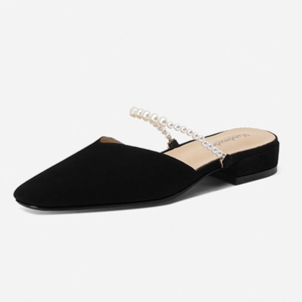 summer low heels ladies pumps slingbacks pearl decoration women mules party night club casual shoes woman slippers, Black
summer low heels ladies pumps slingbacks pearl decoration women mules party night club casual shoes woman slippers, Black