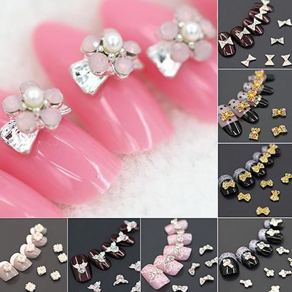 10pcs 3d alloy manicure glitters rhinestone diy decorations nail art tips stickers, Silver;gold
10pcs 3d alloy manicure glitters rhinestone diy decorations nail art tips stickers, Silver;gold