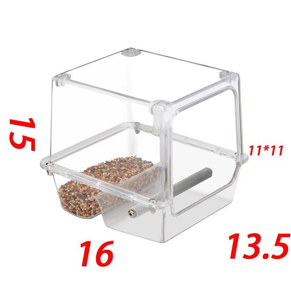 automatic bird feeder pet cage container transparent parrot feeding box cages
automatic bird feeder pet cage container transparent parrot feeding box cages