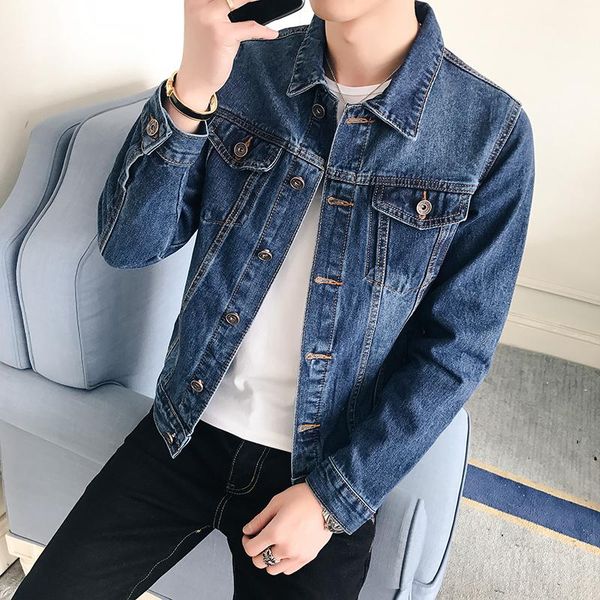 men's jackets spring denim jacket men coat dark blue casual cotton turn-down collar fashion outwear for man,802, Black;brown
men's jackets spring denim jacket men coat dark blue casual cotton turn-down collar fashion outwear for man,802, Black;brown