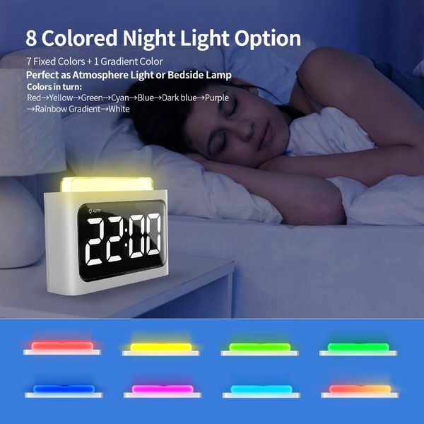 other clocks & accessories warm white led alarm clock with color changing light human body sensor magnetic for wall,staircase,entrance
other clocks & accessories warm white led alarm clock with color changing light human body sensor magnetic for wall,staircase,entrance