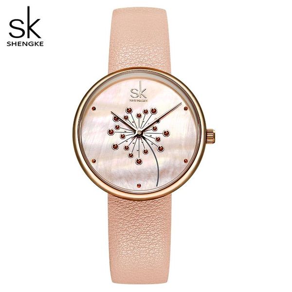 wristwatches shengke watch women fashion casual 30m waterproof quartz qatches leather strap sport ladies elegant wrist girl, Slivery;brown
wristwatches shengke watch women fashion casual 30m waterproof quartz qatches leather strap sport ladies elegant wrist girl, Slivery;brown
