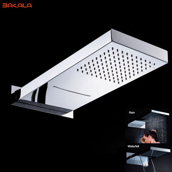 other faucets, showers & accs luxury rain& waterfall head stainless steel mixer faucet taps with 2 ways vae chrome finish chromed
other faucets, showers & accs luxury rain& waterfall head stainless steel mixer faucet taps with 2 ways vae chrome finish chromed