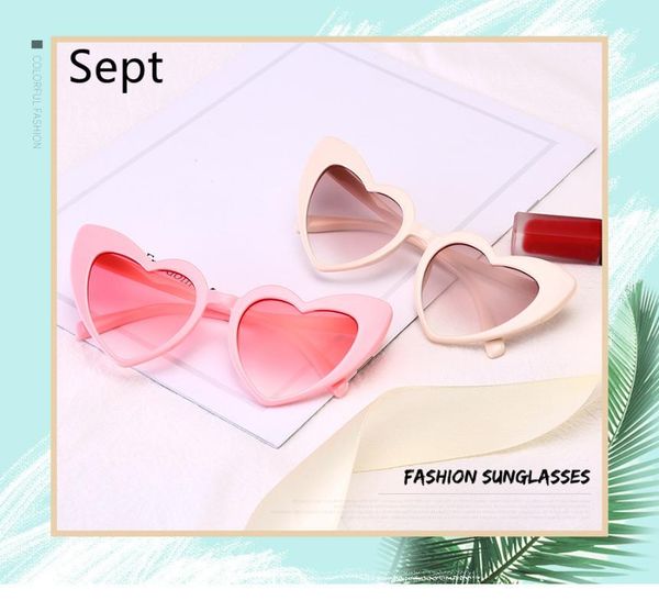 sunglasses sept heart women brand designer sun glasses retro love shaped ladies shopping sunglass uv400, White;black
sunglasses sept heart women brand designer sun glasses retro love shaped ladies shopping sunglass uv400, White;black