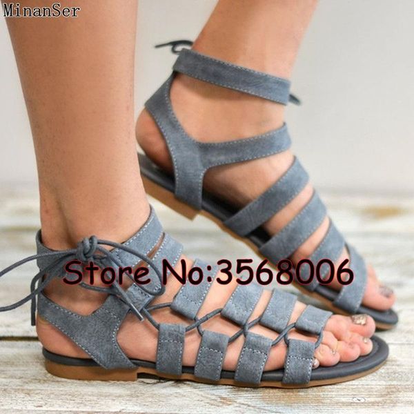 gladiator suede open toe lace up strap flats sandals casual rome style women ankle wrap leisure shoes woman, Black
gladiator suede open toe lace up strap flats sandals casual rome style women ankle wrap leisure shoes woman, Black