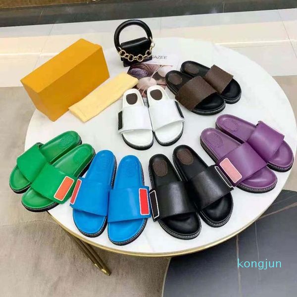 designer- women slippers slides leather luxury women's summer shoes sandals size 35-42, Black
designer- women slippers slides leather luxury women's summer shoes sandals size 35-42, Black