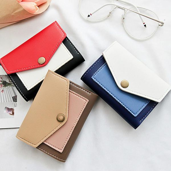 wallets short wallet female mini bag 2021 korean student cute contrast color women black purse, Red;black
wallets short wallet female mini bag 2021 korean student cute contrast color women black purse, Red;black