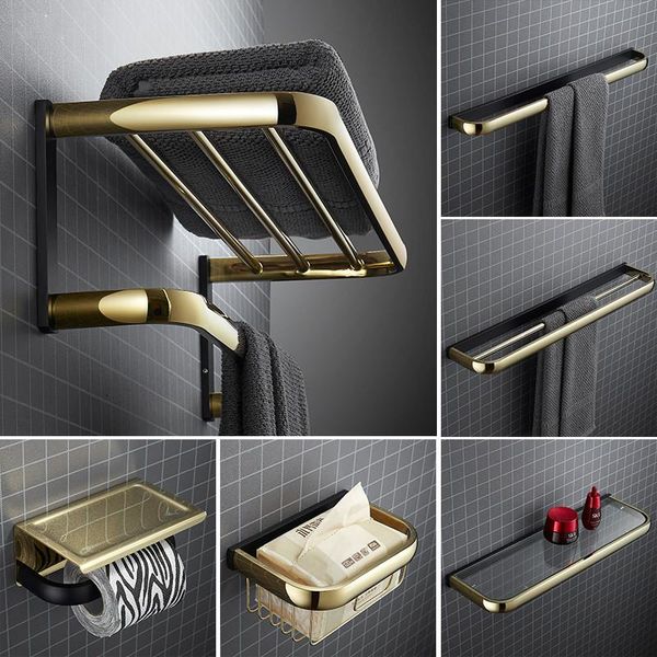 black gold bathroom accessories set soild brass towel/paper rack/ring/bar toilet brush holder coner shelf soap dish bath hardwar accessory
black gold bathroom accessories set soild brass towel/paper rack/ring/bar toilet brush holder coner shelf soap dish bath hardwar accessory