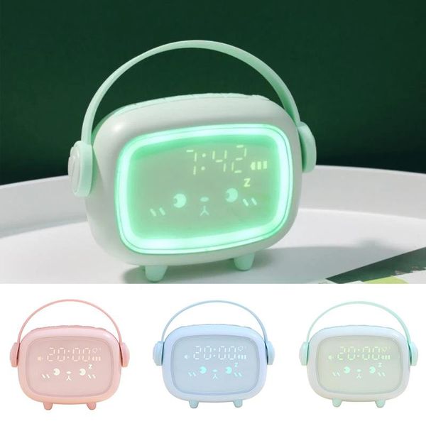 other clocks & accessories time angel alarm clock multifunction smart digital with led night light for bedroom (pink/blue/green)
other clocks & accessories time angel alarm clock multifunction smart digital with led night light for bedroom (pink/blue/green)