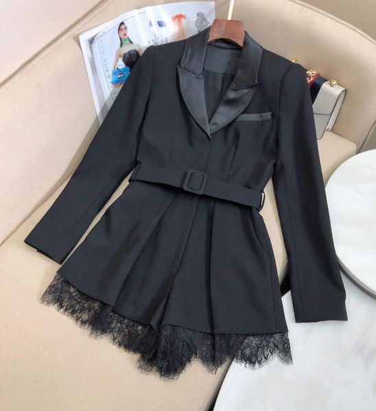 women's jumpsuits & rompers 2021 ladies fashion long sleeve lapel stitching lace suit jumpsuit 1224, Black;white
women's jumpsuits & rompers 2021 ladies fashion long sleeve lapel stitching lace suit jumpsuit 1224, Black;white
