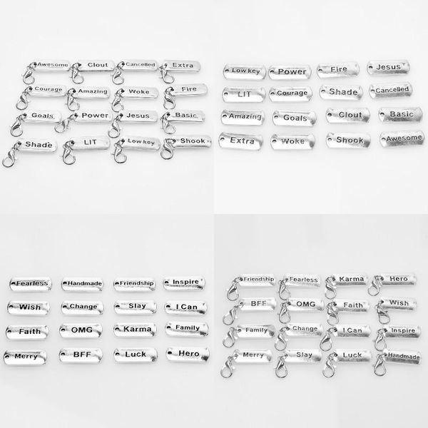 charms mixed trendy inspiration words i can wish lucky letter bff jesus family pendant diy necklaces earrings jewelry making, Bronze;silver
charms mixed trendy inspiration words i can wish lucky letter bff jesus family pendant diy necklaces earrings jewelry making, Bronze;silver