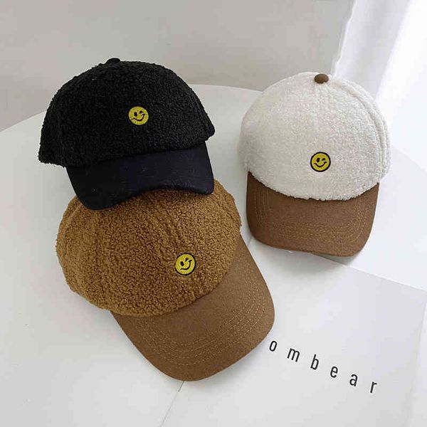 hat women's version autumn and winter lamb wool smiling face embroidered baseball cap warm versatile tongue hat men's, Blue;gray
hat women's version autumn and winter lamb wool smiling face embroidered baseball cap warm versatile tongue hat men's, Blue;gray