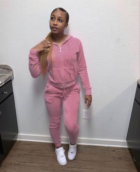 autumn winter velvet tracksuit long sleeve zipper hoodie+sweatpants joggers women set solid black sweat suits matching sets women's tra, Gray
autumn winter velvet tracksuit long sleeve zipper hoodie+sweatpants joggers women set solid black sweat suits matching sets women's tra, Gray