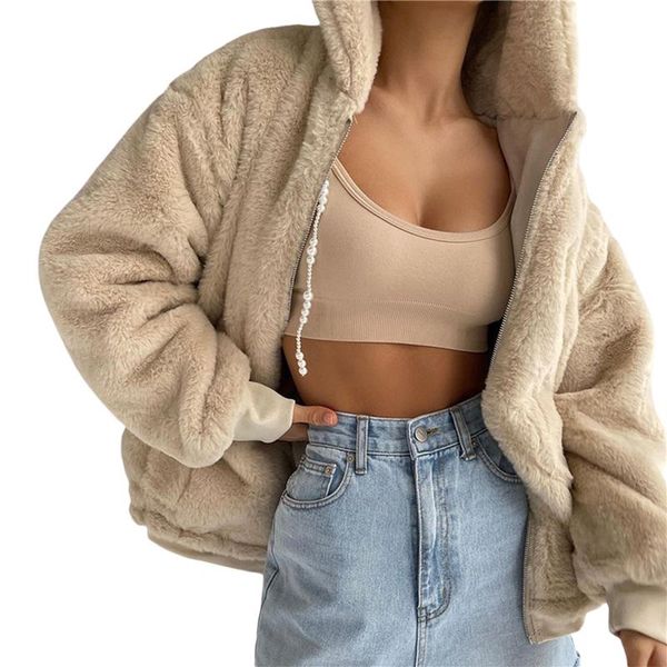 women's jackets full zip up fluffy hoodie fleece jacket oversized outerwear coat with pockets, Black;brown
women's jackets full zip up fluffy hoodie fleece jacket oversized outerwear coat with pockets, Black;brown