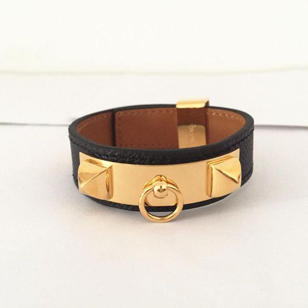 bangle luxury2021 fashion jewelry genuine leather bracelet for women the gift, Black
bangle luxury2021 fashion jewelry genuine leather bracelet for women the gift, Black